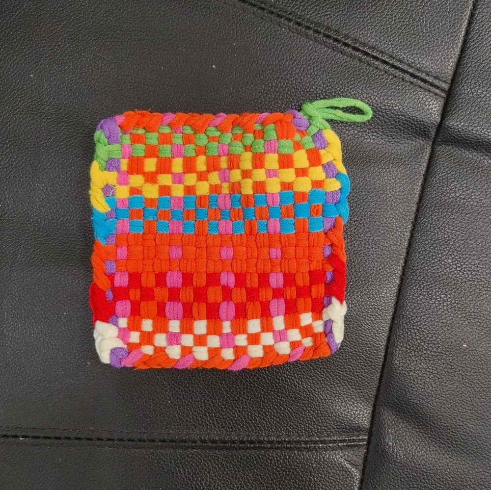 Pot Holder for Kid's Play Kitchen - Handmade, Unique, One of a Kind